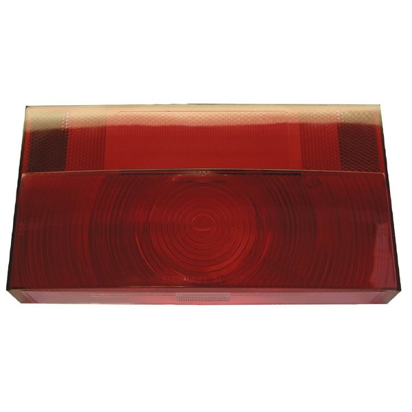 Peterson Manufacturing Replacement Lens For Peterson Trailer Light Part Number 25913 Rectangular Red V25913-25